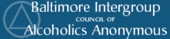 Baltimore Intergroup Council of Alcoholics Anonymous logo